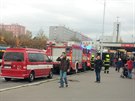 Voda v kolejiti zastavila provoz metra mezi stanicemi Háje a Kaerov. (23....