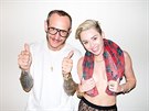Chlípný fotograf Terry Richardson spolen se zpvakou Miley Cyrusovou