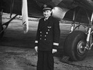 Kapitán SA Oldich Doubek v roce 1949.