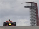 Daniel Ricciardo v kvalifikaci na Velkou cenu USA v Austinu.