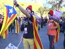 Studenti v Katalánsku vyli do ulic