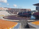 Stadion pro zahajovací ceremoniál olympiády v  Pchjongchangu