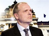 Komentátor MF DNES Miroslav Korecký hostem volebního studia iDNES.cz (21. října...