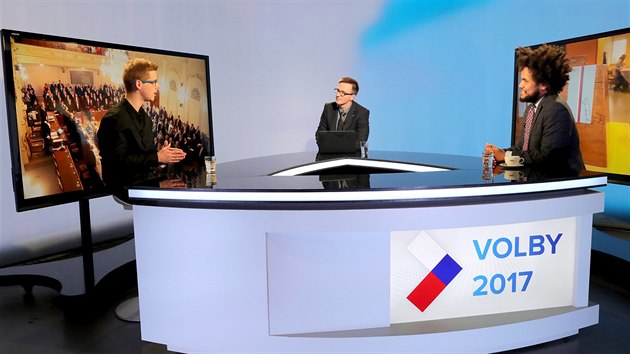 František Kopřiva a Dominik Feri v diskusním pořadu Rozstřel (25. října 2017)