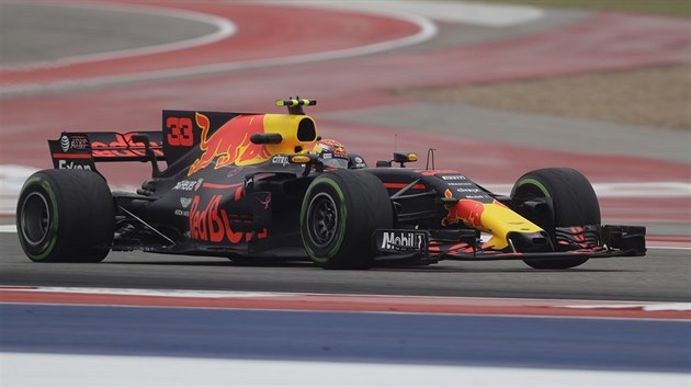 Max Verstappen pi Velk cen USA.