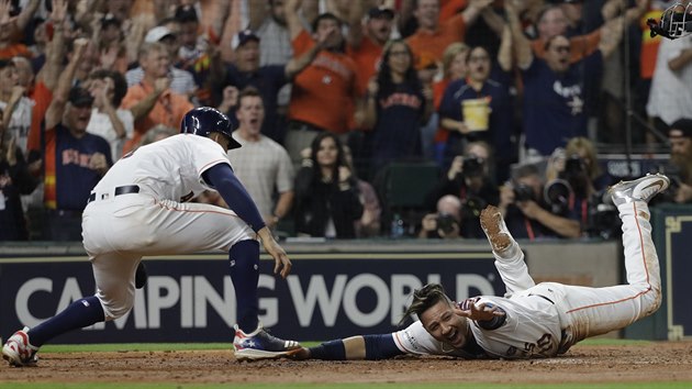Momentka z utkn mezi Houston Astros a New York Yankees.