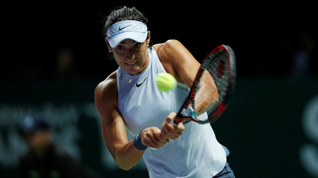 Francouzsk tenistka Carolina Garciaov zahrv der v prvnm utkn erven skupiny na Turnaji mistry.