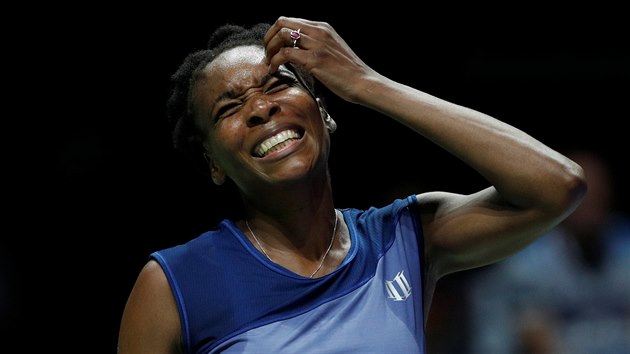 Tohle se nepovedlo. Americk tenistka Venus Williamsov lituje nepovedenho deru.
