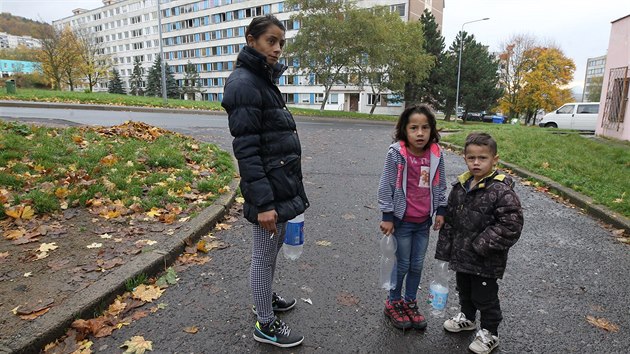 Jednaticetilet Irena vyrazila s dtmi a lahvemi pro vodu k pbuznm, kte bydl nedaleko