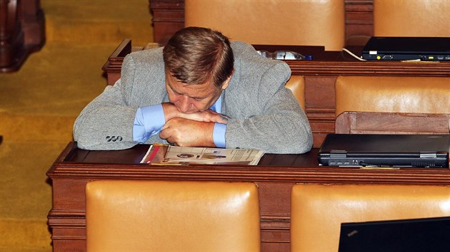 Schůze Poslanecké sněmovny (duben 2012).