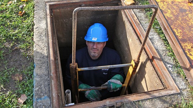 Technik vodren Kamil Stergiadis ns provedl karvinskm podzemm.