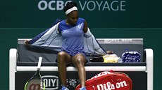 Tenistka Venus Williamsová se pipravuje na finále Turnaje mistry v Singapuru.