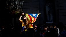 Protesty v Barcelon (26. íjna 2017)