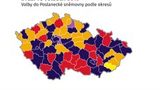 DRUZÍ VE VOLBÁCH 2013: Volby do Poslanecké snmovny podle okres