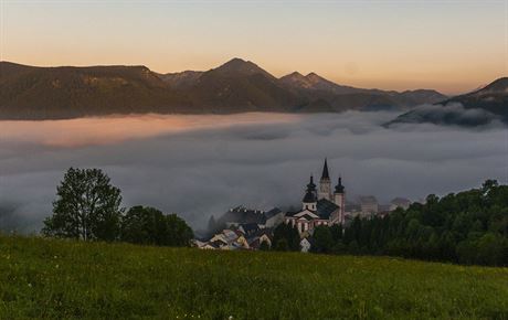 Rakouská vesnice Mariazell