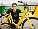 Fred Dong z čínského startupu Ofo, který dobývá svět sdílenými bicykly.