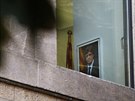 Portrét sesazeného katalánského premiéra Carlese Puigdemonta stále visí v...