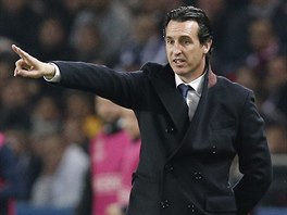 Unai Emery, trenr Paris St. Germain, bhem utkn Ligy mistr.