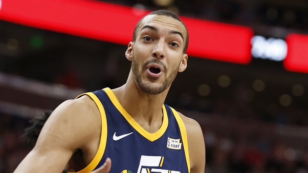 Rudy Gobert z Utahu a francouzsk kola vrazu