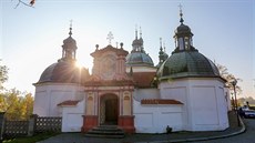 Bazilika Navštívení Panny Marie na Svatém Kopečku v Olomouci. Poutní areál je nově národní kulturní památkou