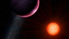 Planetární monstrum NGTS-1b a jeho červený trpaslík.