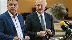 Petr Vokál a Jaroslav Faltýnek (oba ANO) komentují povolební vyjednávání. (31....