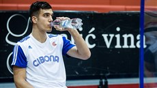 Nik Slavica je�t� jako hrá� Cibony Záh�eb