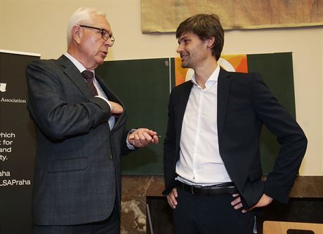Jií Draho a Marek Hiler na prezidentské debat na Právnické fakult (8....
