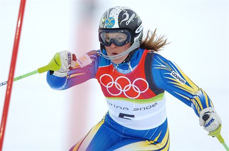 védská lyaka Anja Pärsonová na olympiád v Turín