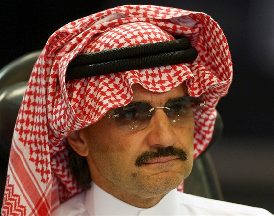 Saúdský miliardá princ Valíd bin Talál.