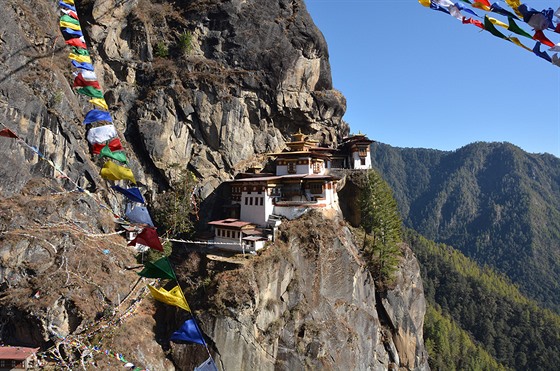 Horský klášter v Bhútánu
