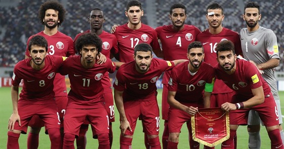 Fotbalisté Kataru.