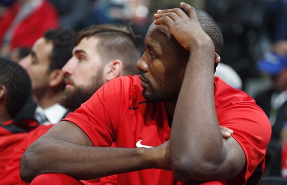 Serge Ibaka proívá duel Toronta.