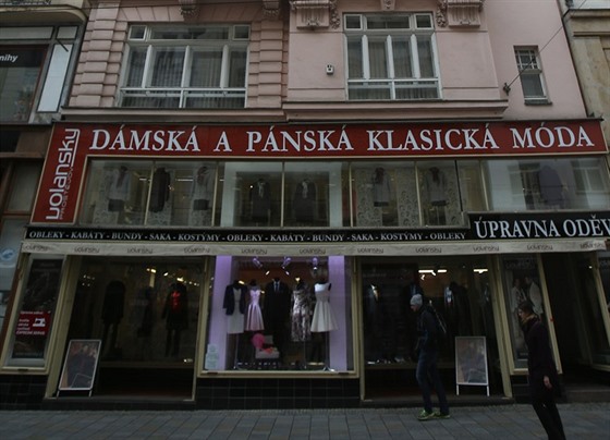 Na Masarykově 4 v Brně se nachází dům, kde je obchod Volansky Fashion