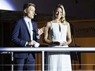 Bývalý mistr Evropy v krasobruslení Tomá Verner a tenistka Andrea Hlaváková,...