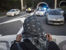 Demonstranti zablokovali nkteré silnice na severovýchod panlska, ochromeny...