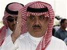 Princ Mutab bin Abdalláh, exvelitel Národní gardy Saúdské Arábie.