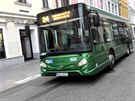 Krajinskou ulic v eskch Budjovicch zaaly jezdit autobusy