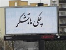 V esku se objevují billboardy s arabskými nápisy