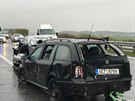 (6.11.2017) Dopravn� nehoda �esti automobil� se stala na d�lnici D11 ve sm�ru...
