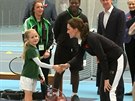 Vévodkyn Kate si zahrála tenis s dtmi