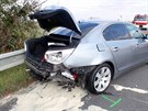 idi BMW se pi nehod natst nezranil, byl pouze v oku.