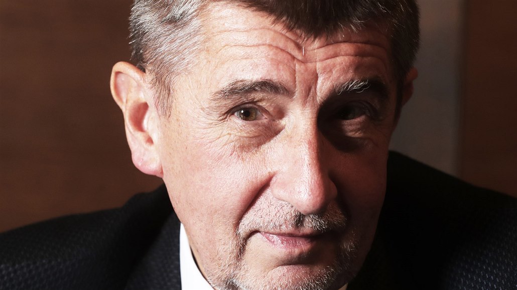 P�edseda hnutí ANO Andrej Babi� b�hem rozhovoru pro MF DNES. (8. listopadu 2017)