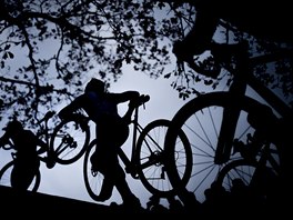 Momentka z mistrovství Evropy v cyklokrosu v Táboe