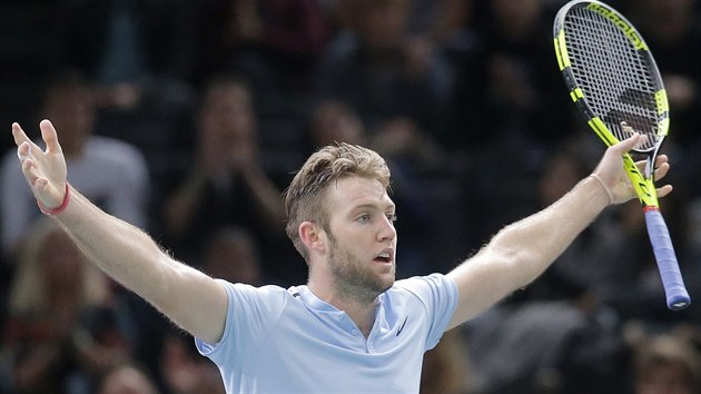 TO JE VECHNO, CO UM͊? Amerian Jack Sock bhem finle proti Filipu Krajinoviovi