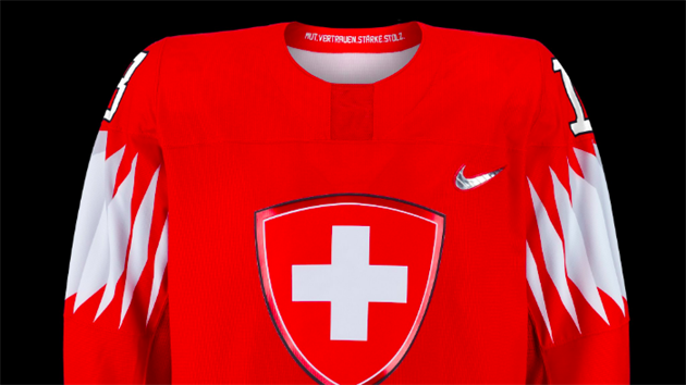 Olympijsk dres hokejist vcarska.