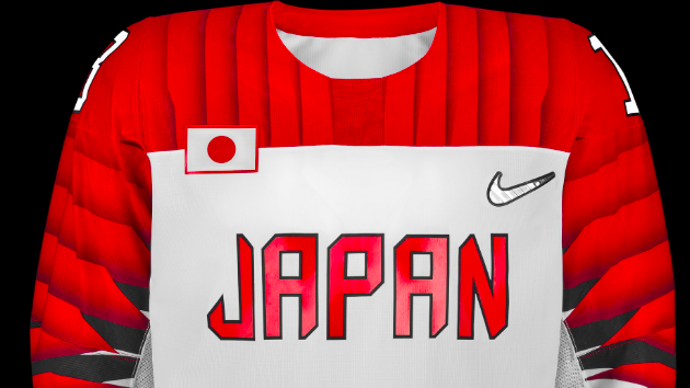 Olympijsk dres hokejist Japonska.