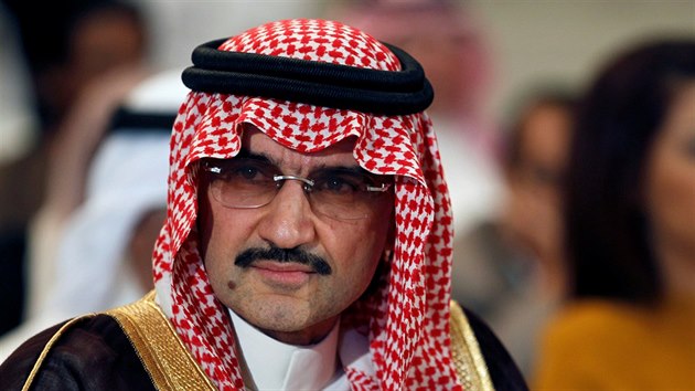 Miliardář a člen vládnoucího klanu Saúdů princ Valíd bin Talál (8. května 2012)