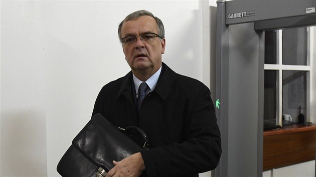 Miroslav Kalousek jako svědek vypovídal v kauze takzvaných poslaneckých trafik (7. listopadu 2017).