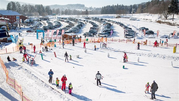 Lipno - parkovn a Fox park pro zatenky i tuto zimu zdarma